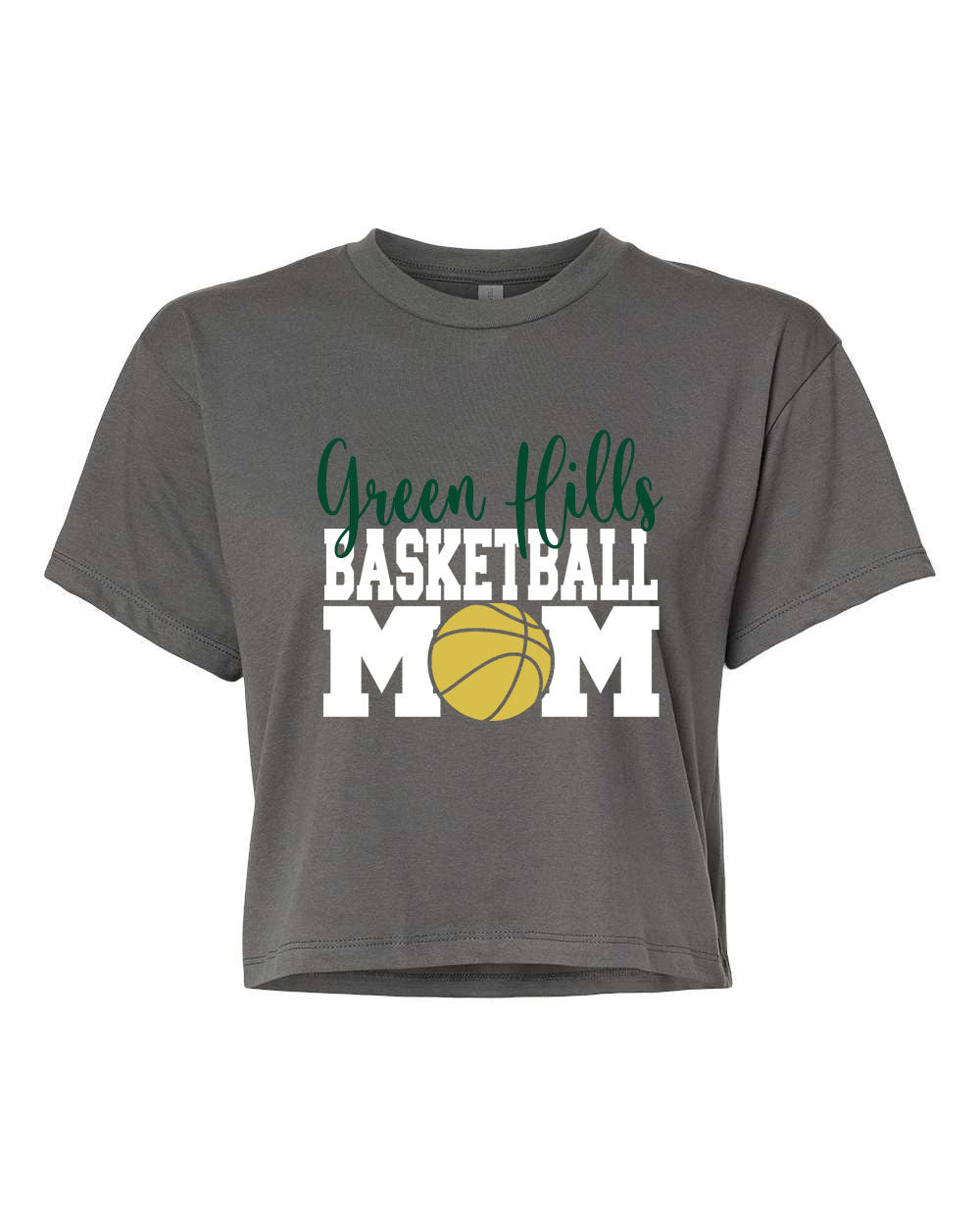 Green Hills Basketball design 1 Crop Top