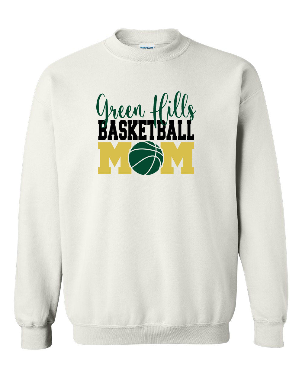 Green Hills Basketball Design 1 non hooded sweatshirt