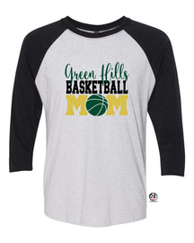 Green Hills Basketball design 1 raglan shirt