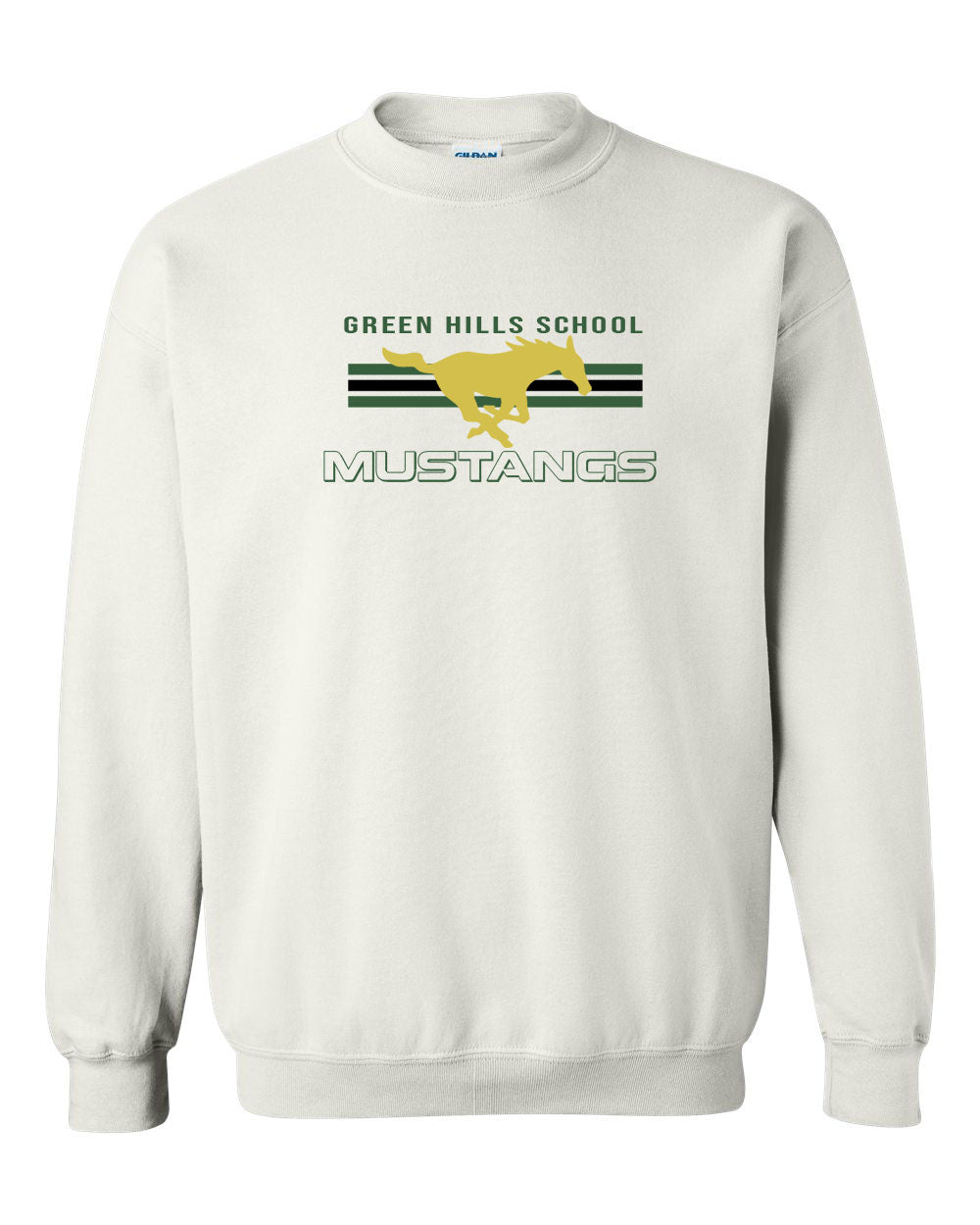 Green Hills Design 3 non hooded sweatshirt