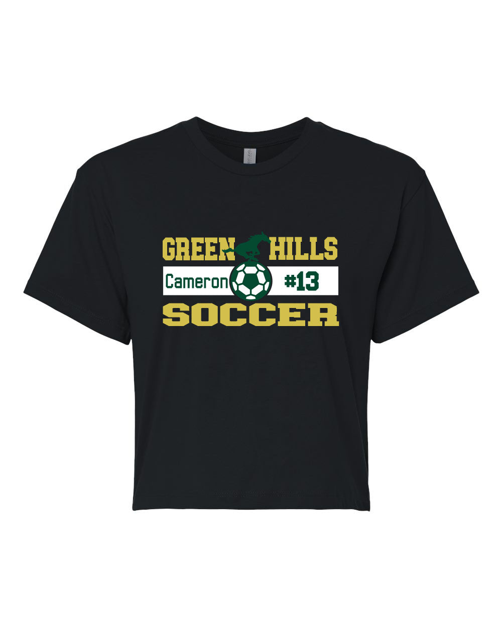 Green Hills Soccer design 2 Crop Top