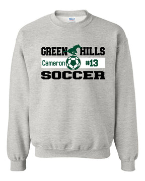 Green Hills Soccer Design 2 non hooded sweatshirt