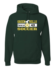 Green Hills Soccer Design 2 Hooded Sweatshirt