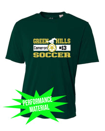 Green Hills Soccer Performance Material design 2 T-Shirt