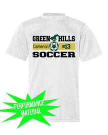 Green Hills Soccer Performance Material design 2 T-Shirt