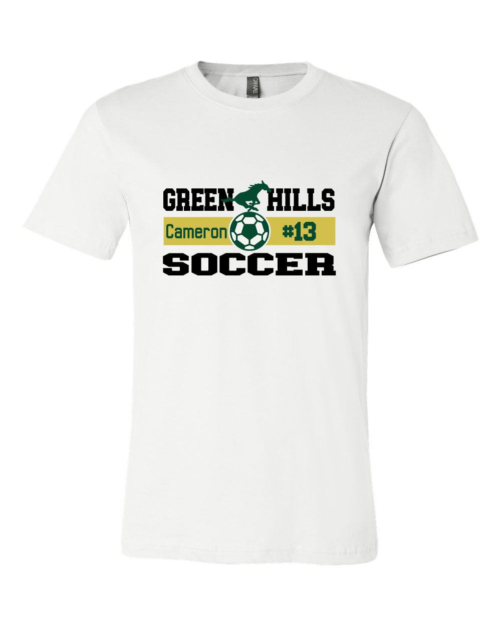 Green Hills Soccer Design 2 T-Shirt