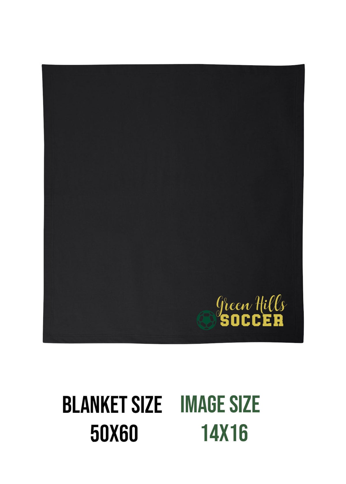 Green Hills Design 3 Blanket