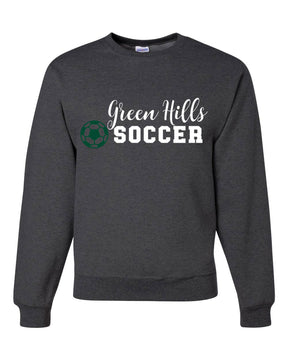 Green Hills Soccer Design 3 non hooded sweatshirt