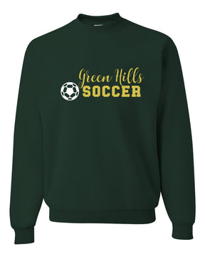 Green Hills Soccer Design 3 non hooded sweatshirt