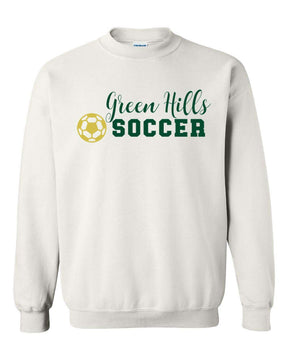 Green Hills Soccer Design 3 non hooded sweatshirt