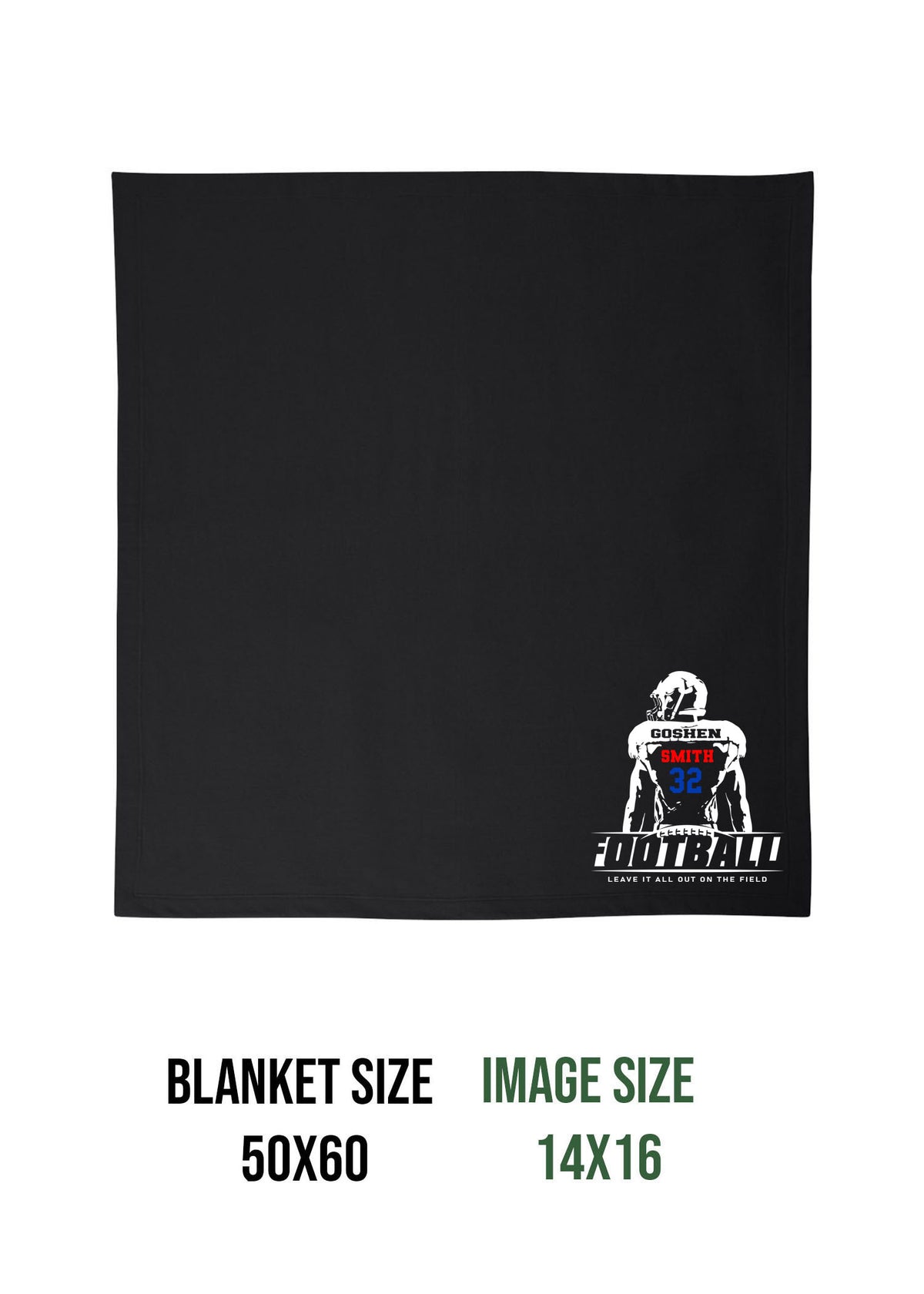 Goshen Football Design 5 Blanket