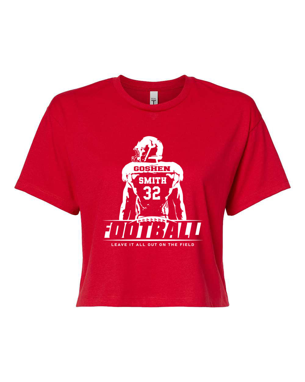 Goshen Football Design 5 Crop Top