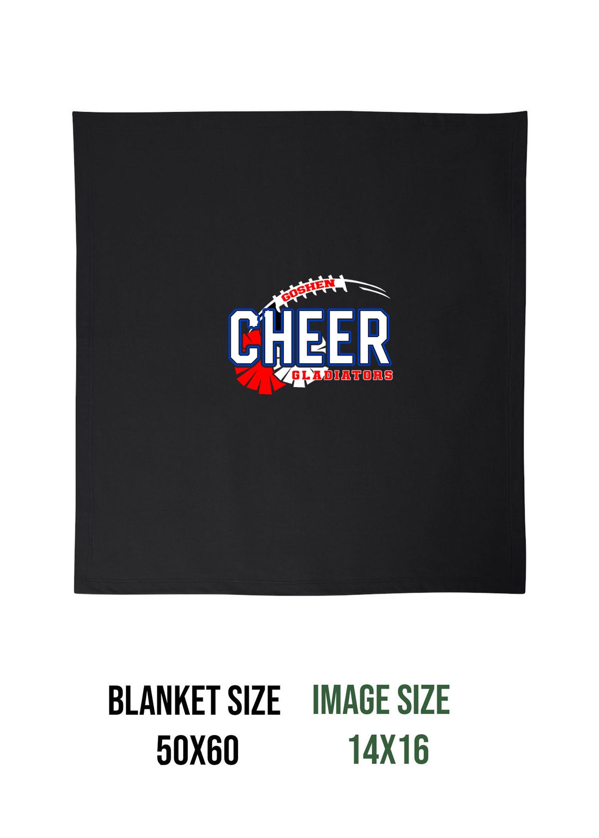 Goshen Cheer Design 6 Blanket