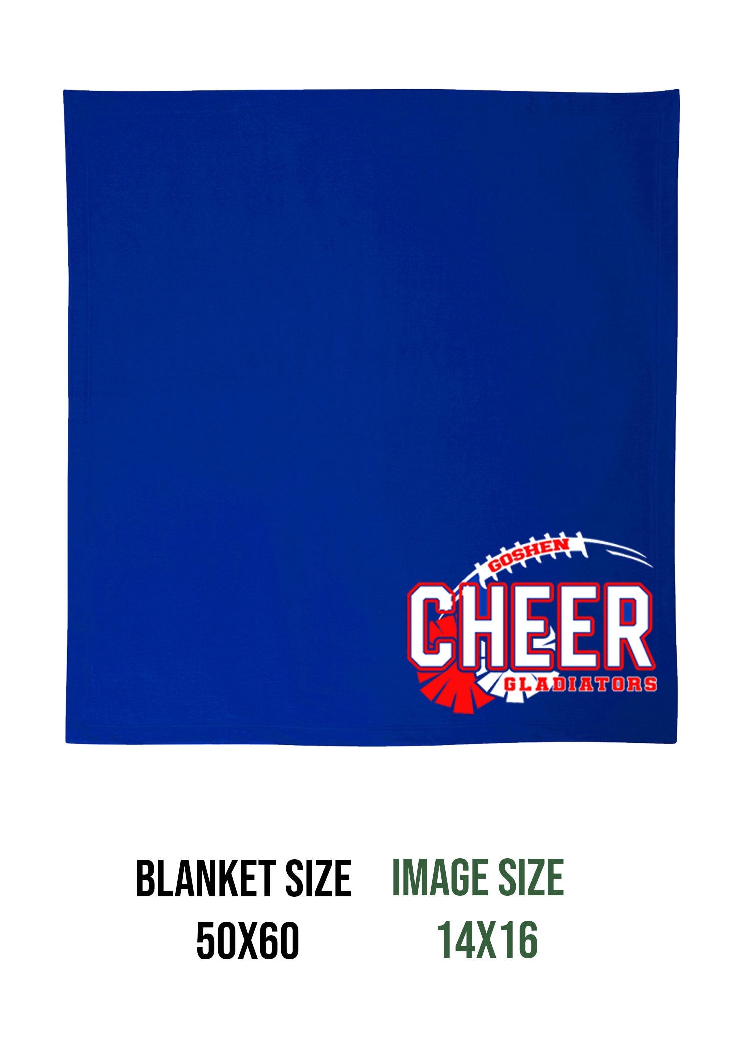 Goshen Cheer Design 6 Blanket
