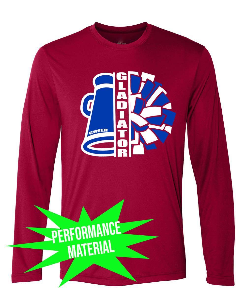 Goshen Cheer Performance Material Design 10 Long Sleeve Shirt
