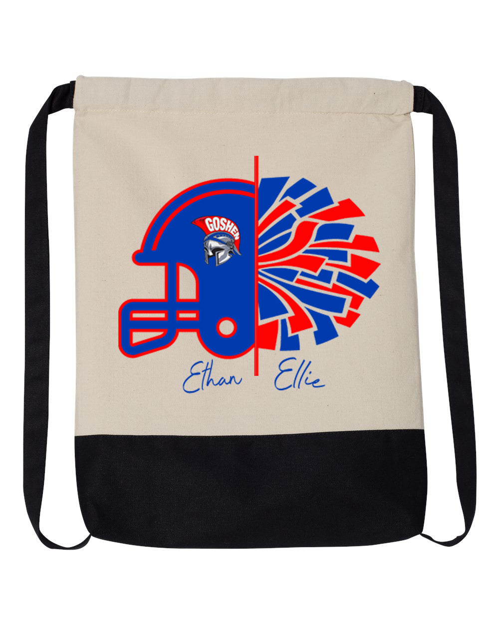 Goshen Cheer design 11 Drawstring Bag