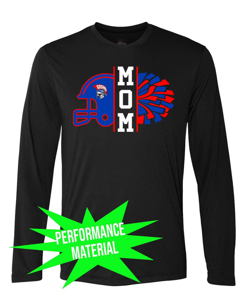 Goshen Cheer Performance Material Design 7 Long Sleeve Shirt