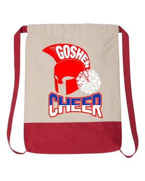 Goshen Cheer design 8 Drawstring Bag