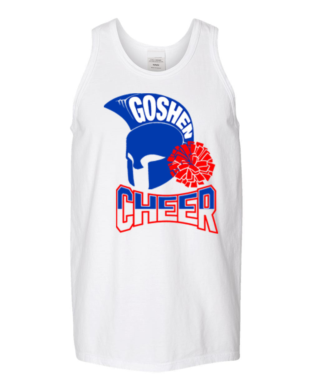 Goshen Cheer design 8 Muscle Tank Top