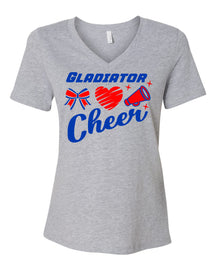 Goshen Cheer Design 9 V-neck T-shirt