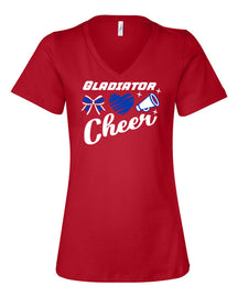 Goshen Cheer Design 9 V-neck T-shirt