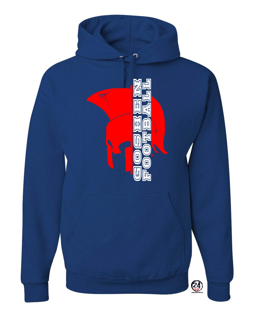 Goshen Football Design 7 Hooded Sweatshirt