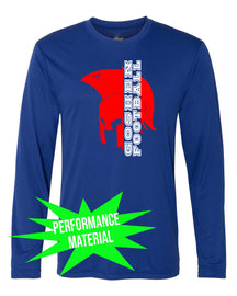 Goshen Football Performance Material Design 7 Long Sleeve Shirt