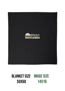 Green Hills Basketball Design 3 Blanket