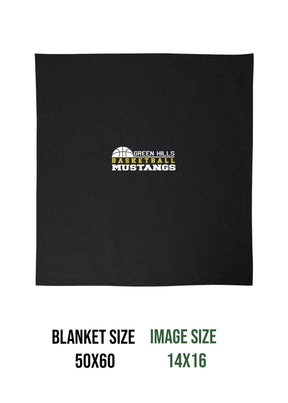 Green Hills Basketball Design 3 Blanket