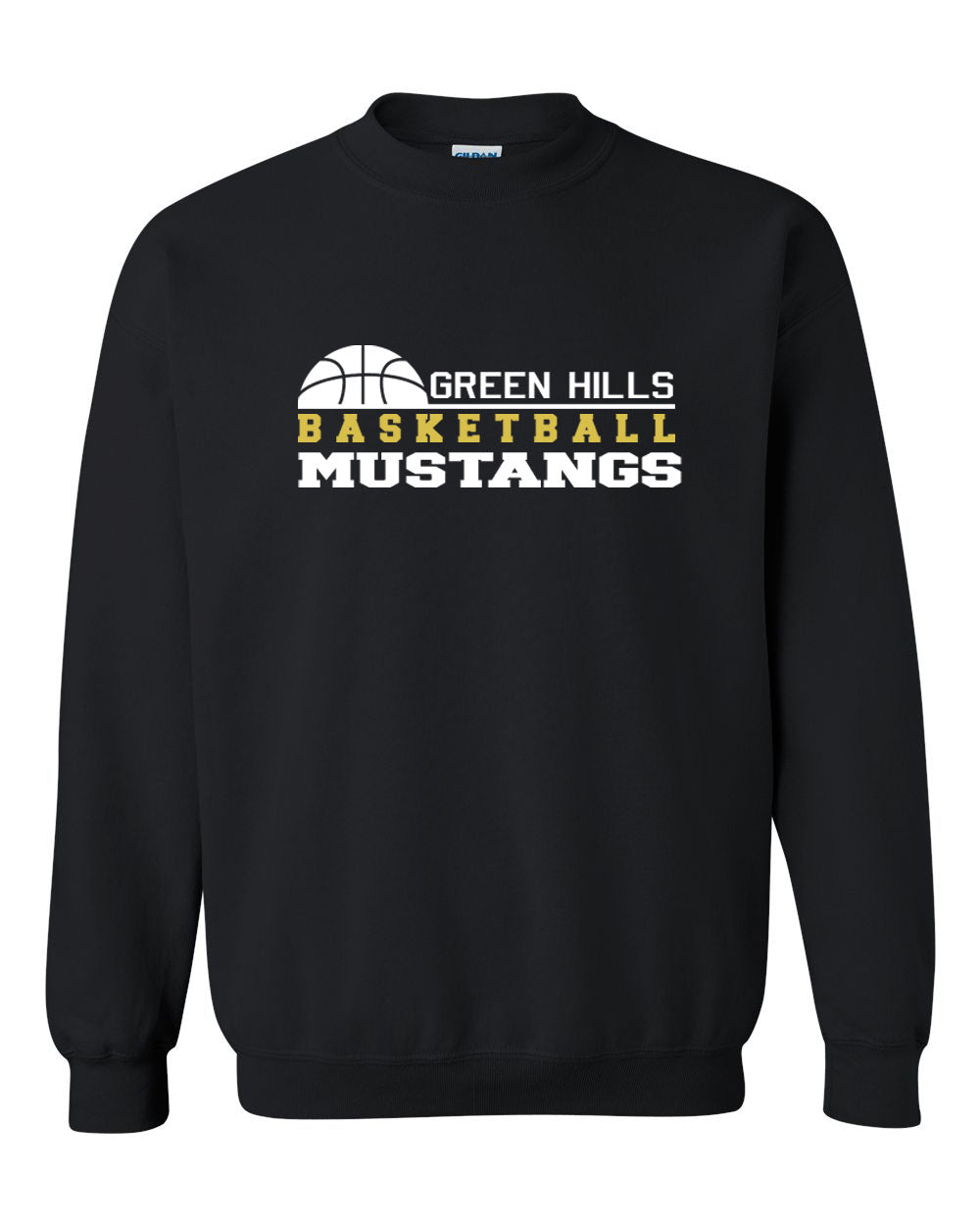 Green Hills Basketball Design 3 non hooded sweatshirt