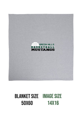 Green Hills Basketball Design 3 Blanket