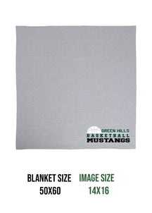 Green Hills Basketball Design 3 Blanket