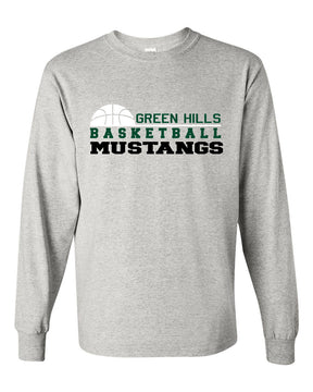 Green Hills Basketball design 3 Long Sleeve Shirt