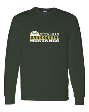 Green Hills Basketball design 3 Long Sleeve Shirt