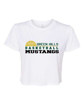 Green Hills Basketball design 3 Crop Top