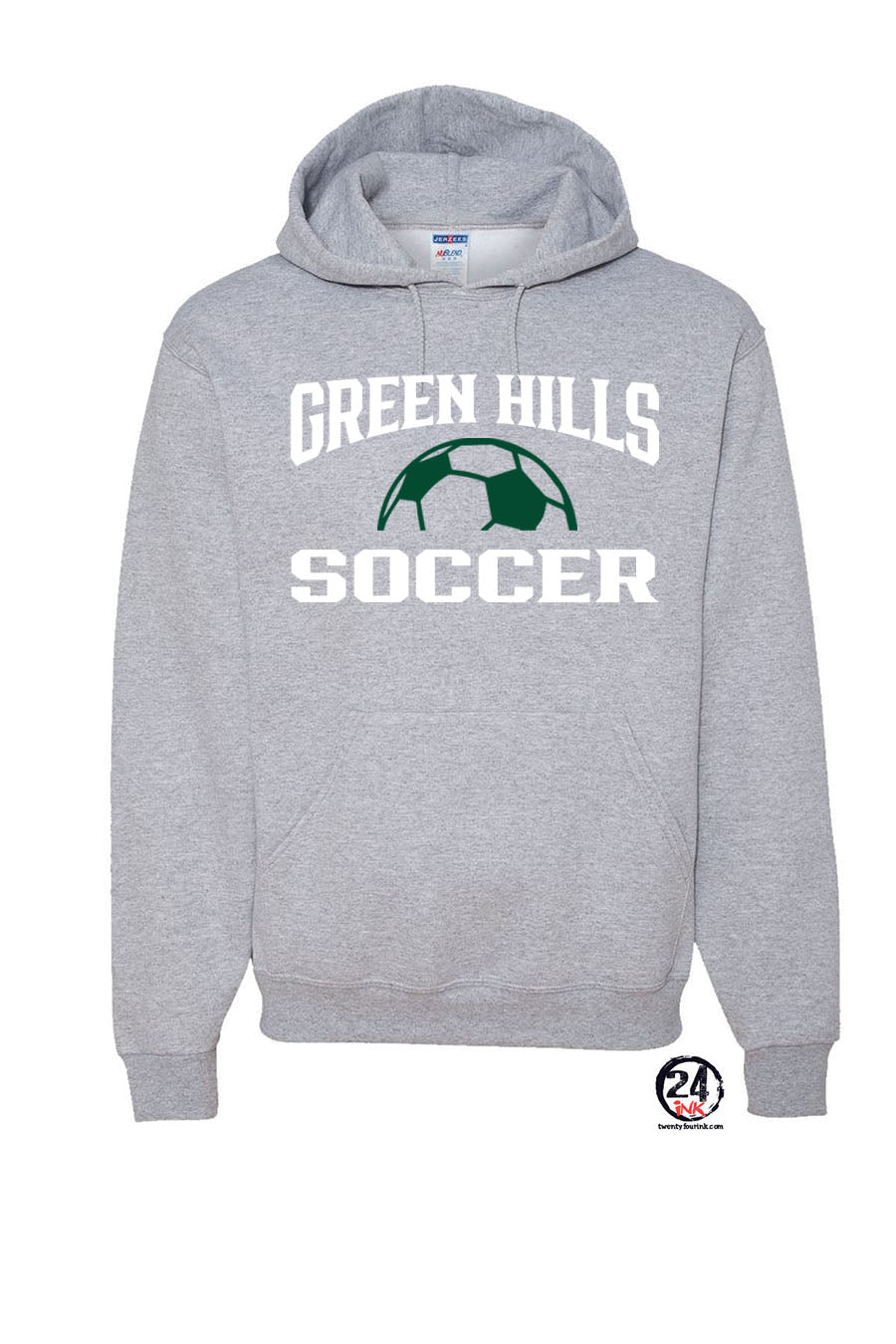 Green Hills Soccer Design 1 Hooded Sweatshirt