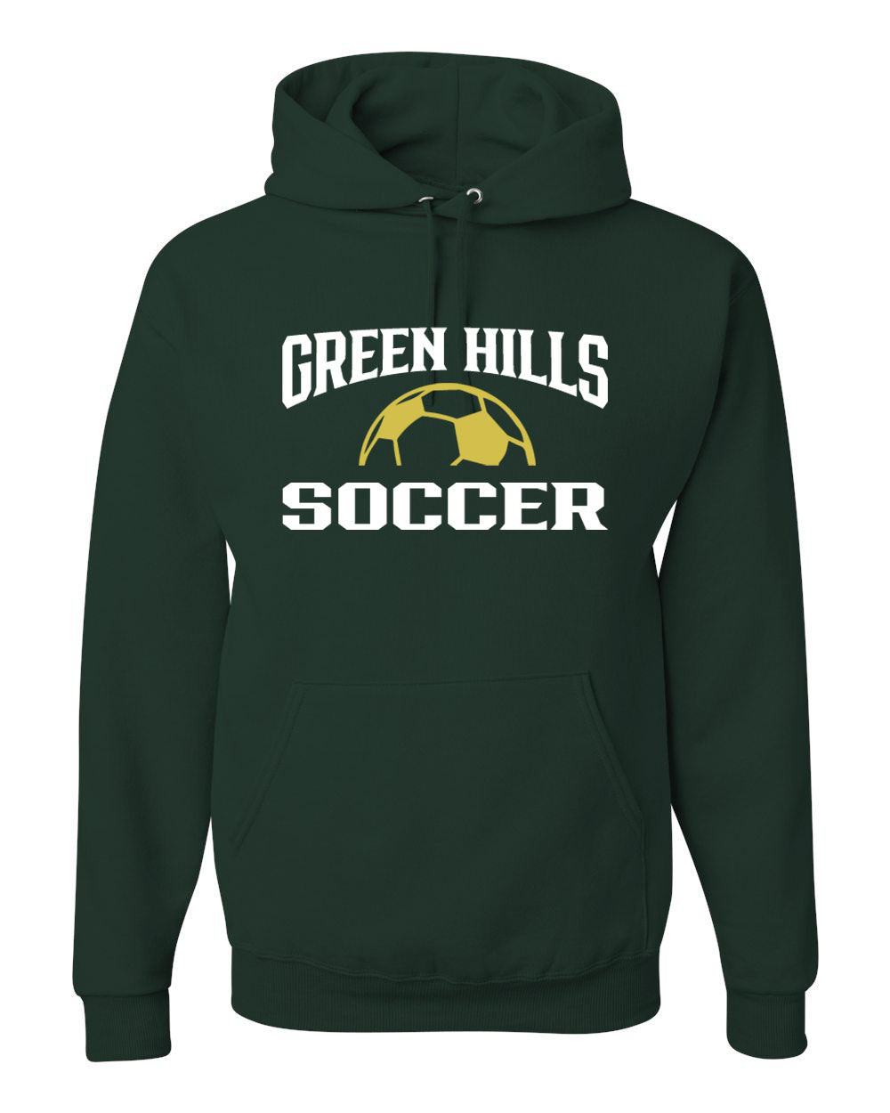 Green Hills Soccer Design 1 Hooded Sweatshirt