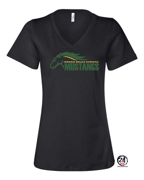 Green Hills Design 4 V-neck T-shirt