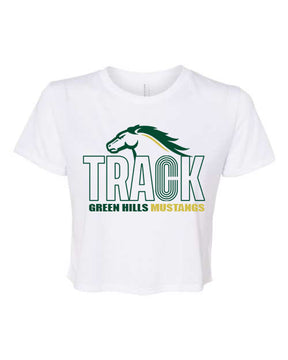 Green Hills Track design 1 Crop Top