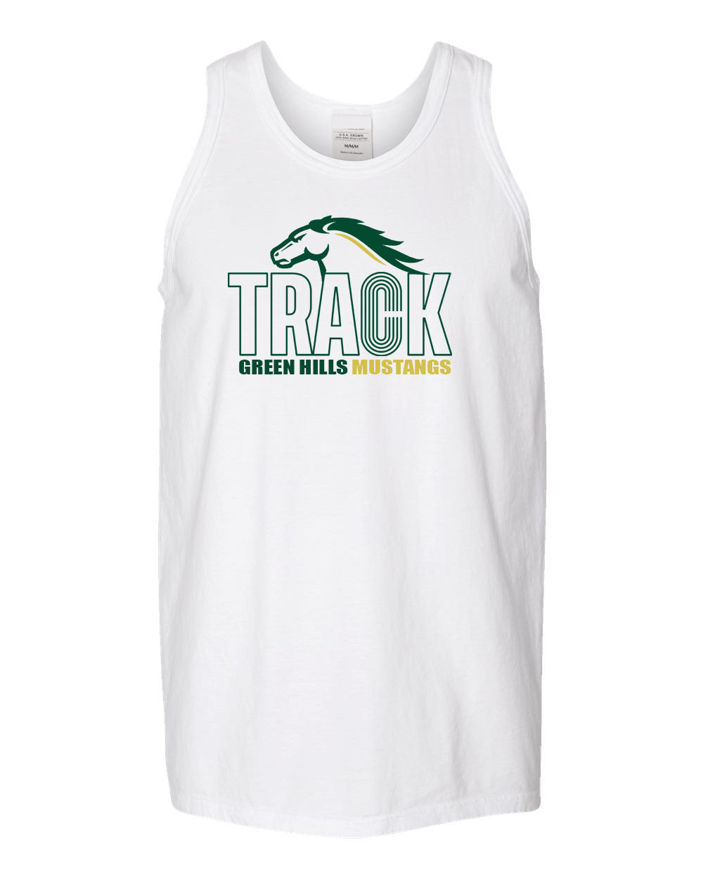 Green Hills Track design 1 Muscle Tank Top