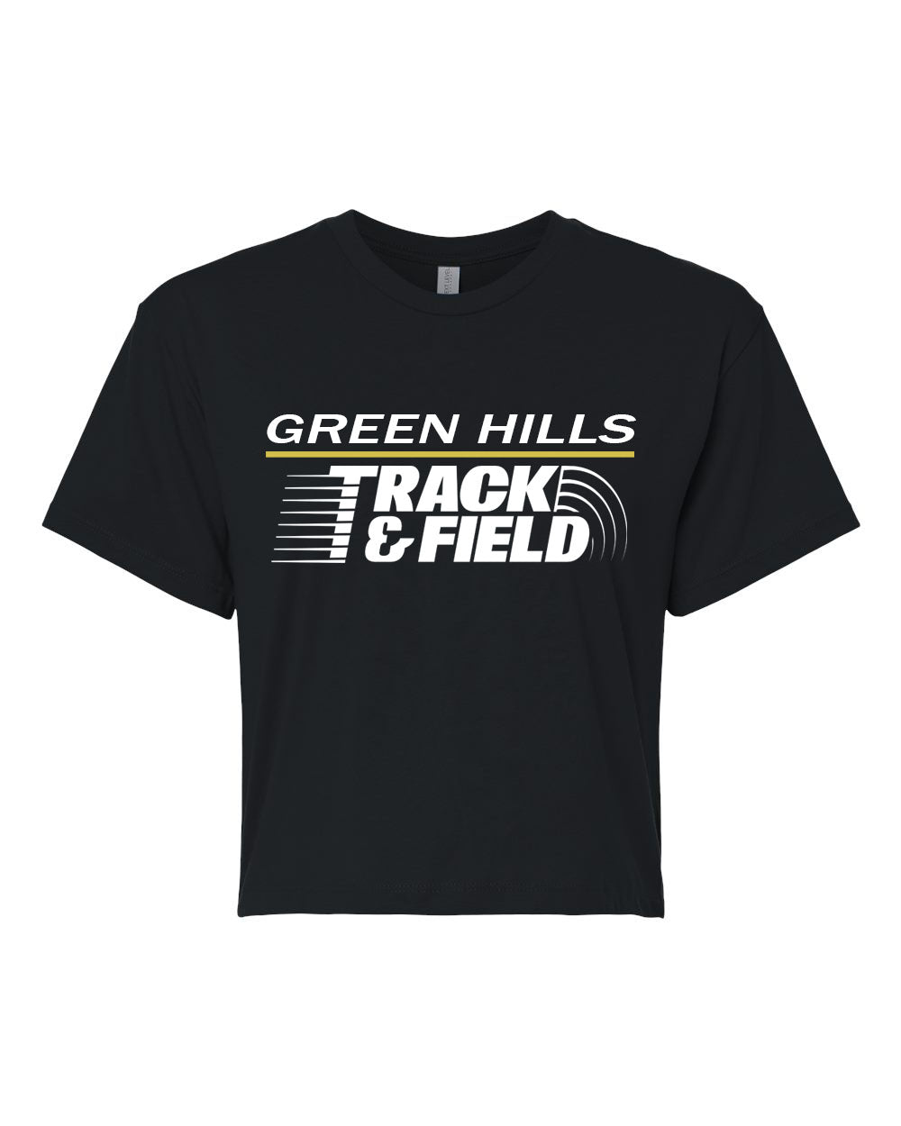 Green Hills Track design 2 Crop Top