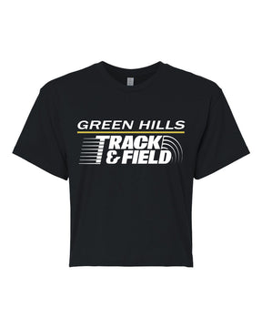 Green Hills Track design 2 Crop Top