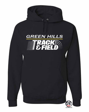 Green Hills Track Design 2 Hooded Sweatshirt