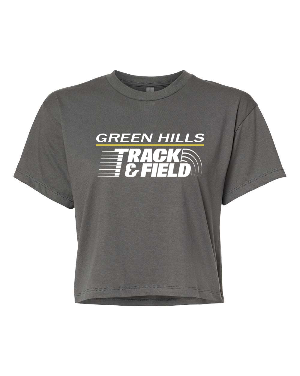Green Hills Track design 2 Crop Top