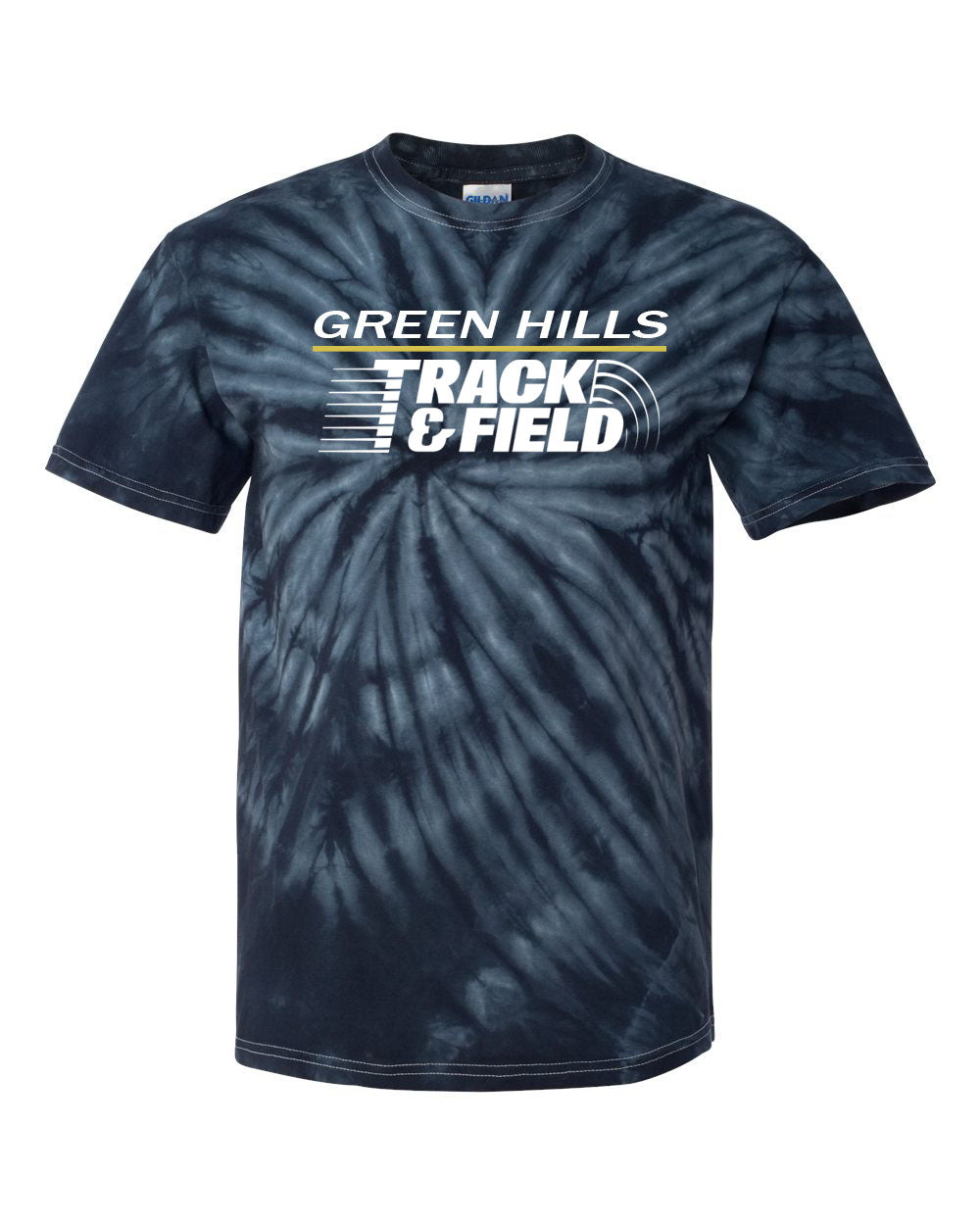 Green Hills Track Design 2 Tie Dye t-shirt