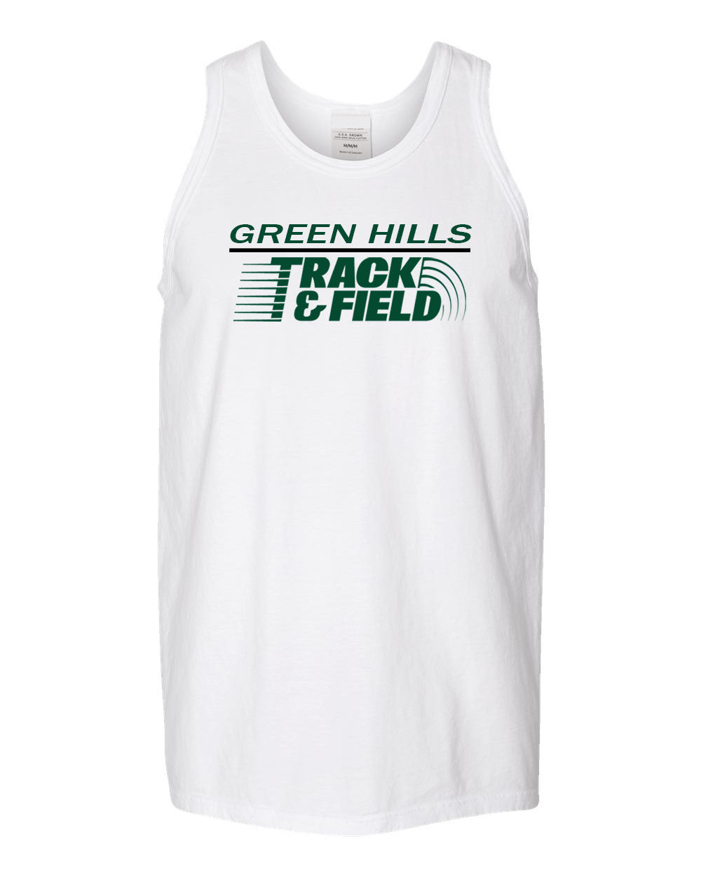 Green Hills Track design 2 Muscle Tank Top