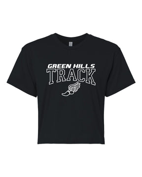 Green Hills Track design 3 Crop Top