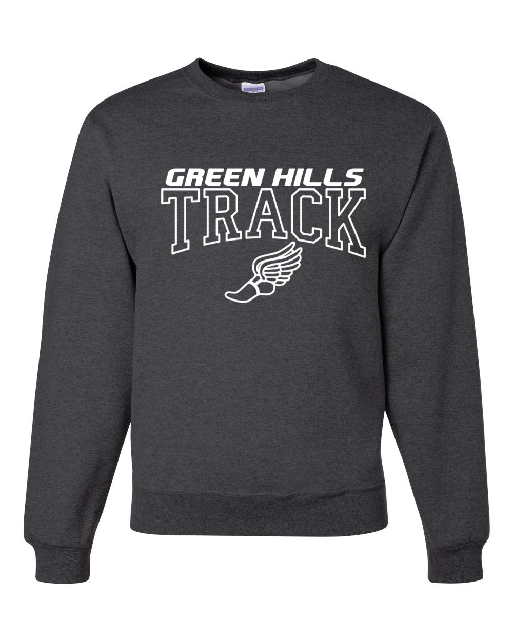 Green Hills Track Design 3 non hooded sweatshirt