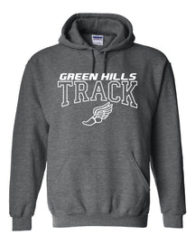 Green Hills Track Design 3 Hooded Sweatshirt