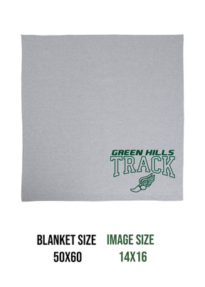 Green Hills Track Design 3 Blanket